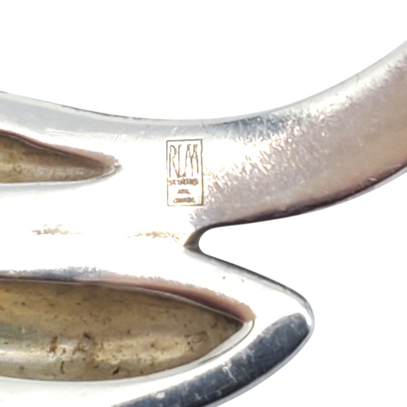 RLM Sterling Silver Snake Cuff Bracelet #21199 - Picture 5 of 11